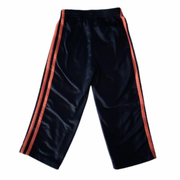 Adidas Navy Blue/Orange Athletic Pants sz 3T Boys - Picture 3 of 4